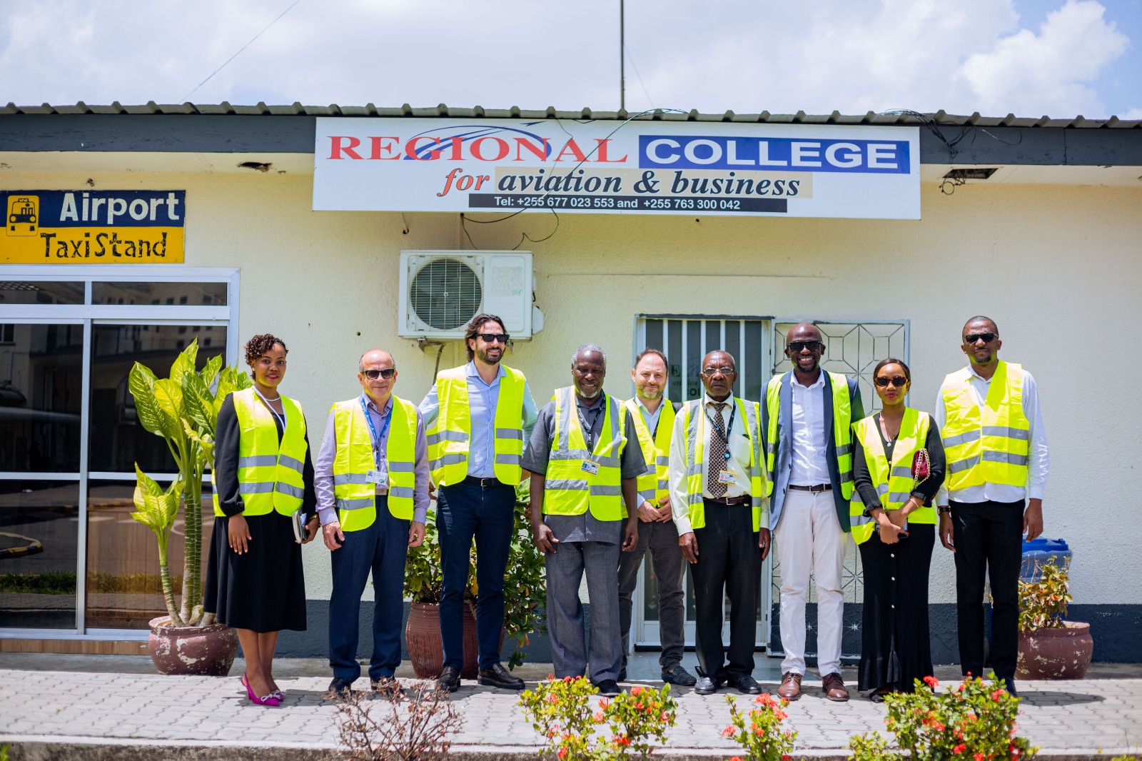 HCAA delegation visiting the Regional College of Aviation
